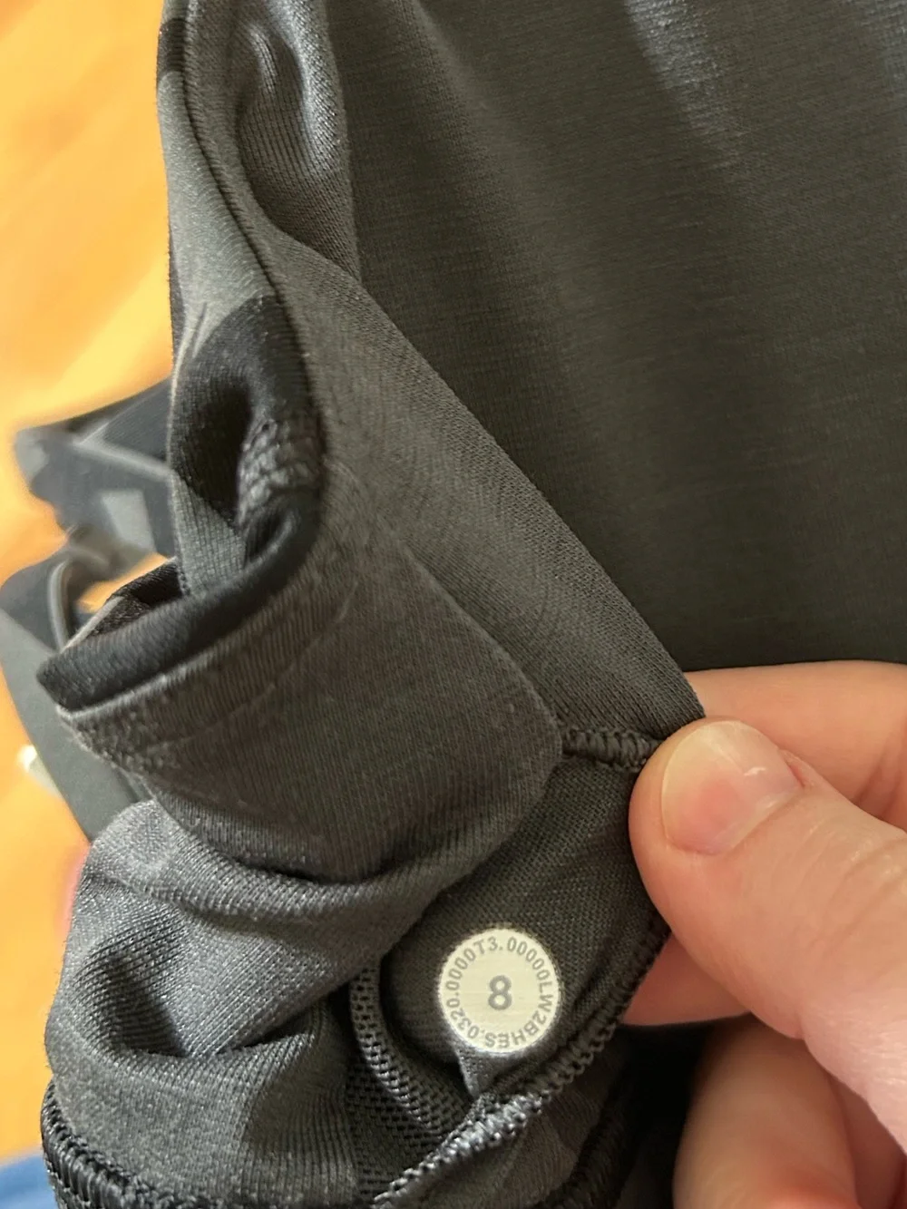 lululemon Energy Bra Medium Support B–D Cups Voltage Graphite Grey Black Size 8